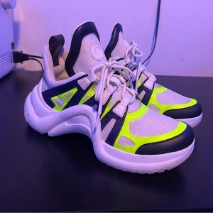 Authentic Louis Vuitton arch light sneakers